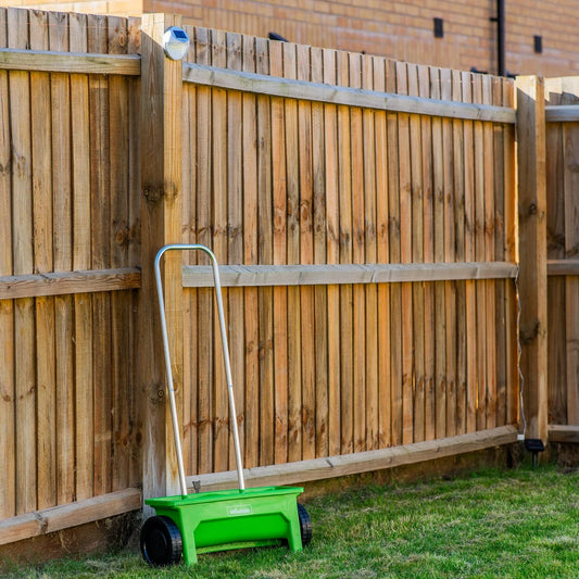 Brothers HVAC LLC 12L Garden Lawn Seed/Fertiliser Spreader Grass Weed Feed Salt Gritter