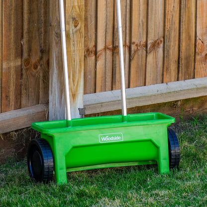 Brothers HVAC LLC 12L Garden Lawn Seed/Fertiliser Spreader Grass Weed Feed Salt Gritter