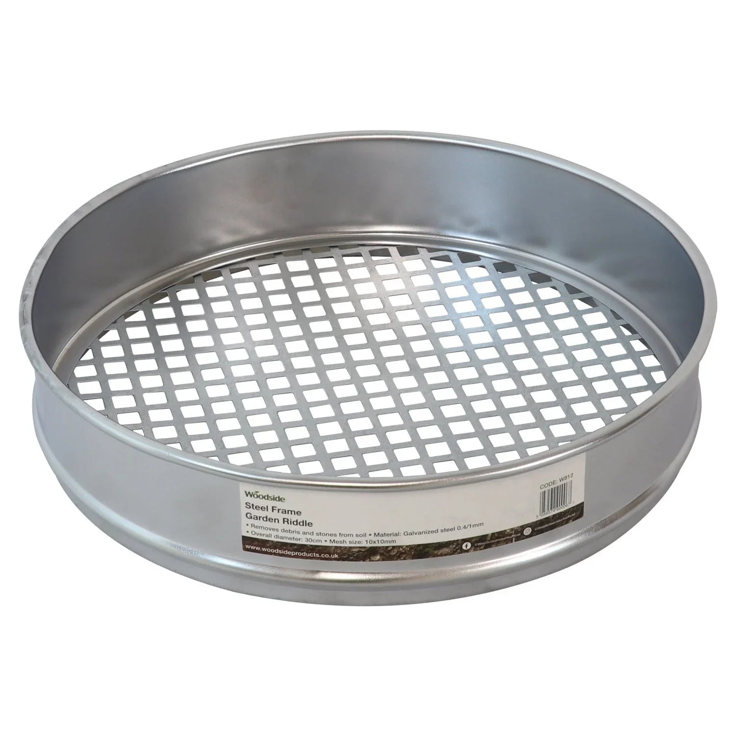 Brothers HVAC LLC Heavy Duty Garden Riddle, 30cm Potting Sieve, Mesh Soil/Compost Sift